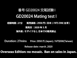 Gd20024 Gdude 交尾試験 I